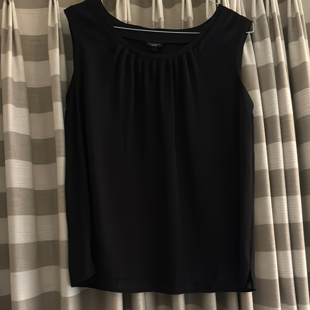 Talbots Black Blouse Elegant and Versatile